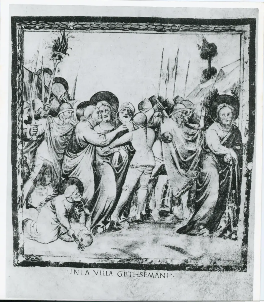 Anonimo , Maestro del Martirologio dei Battuti Neri di Ferrara - sec. XV - Venezia, Fondazione Giorgio Cini, ms. 2501/2, f. 4r , fronte