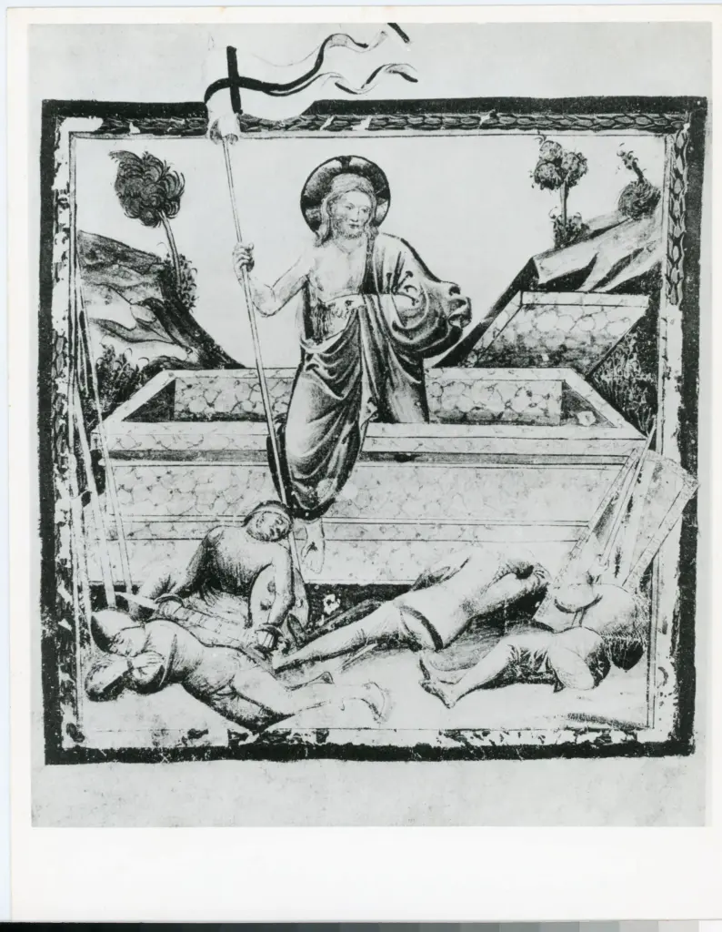 Anonimo , Maestro del Martirologio dei Battuti Neri di Ferrara - sec. XV - Venezia, Fondazione Giorgio Cini, ms. 2501/2, f. 12v , fronte