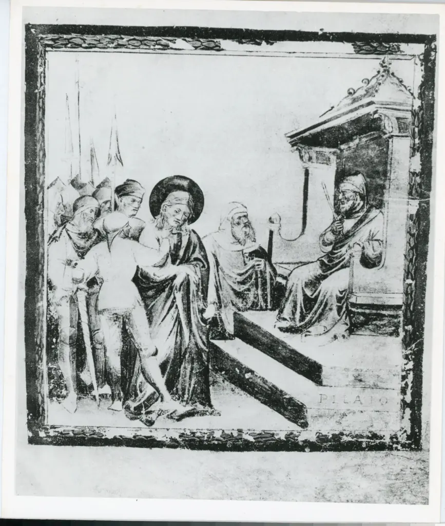 Anonimo , Maestro del Martirologio dei Battuti Neri di Ferrara - sec. XV - Venezia, Fondazione Giorgio Cini, ms. 2501/2, f. 7r , fronte