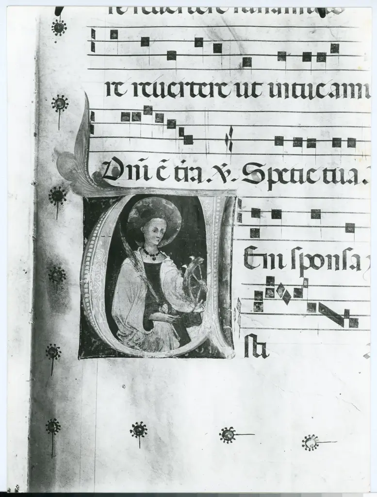 Soprintendenza ai Monumenti, alle Gallerie e alle Antichità di Trieste , Capodistria, Concattedrale dell'Assunta - Corale, c. 76 , fronte