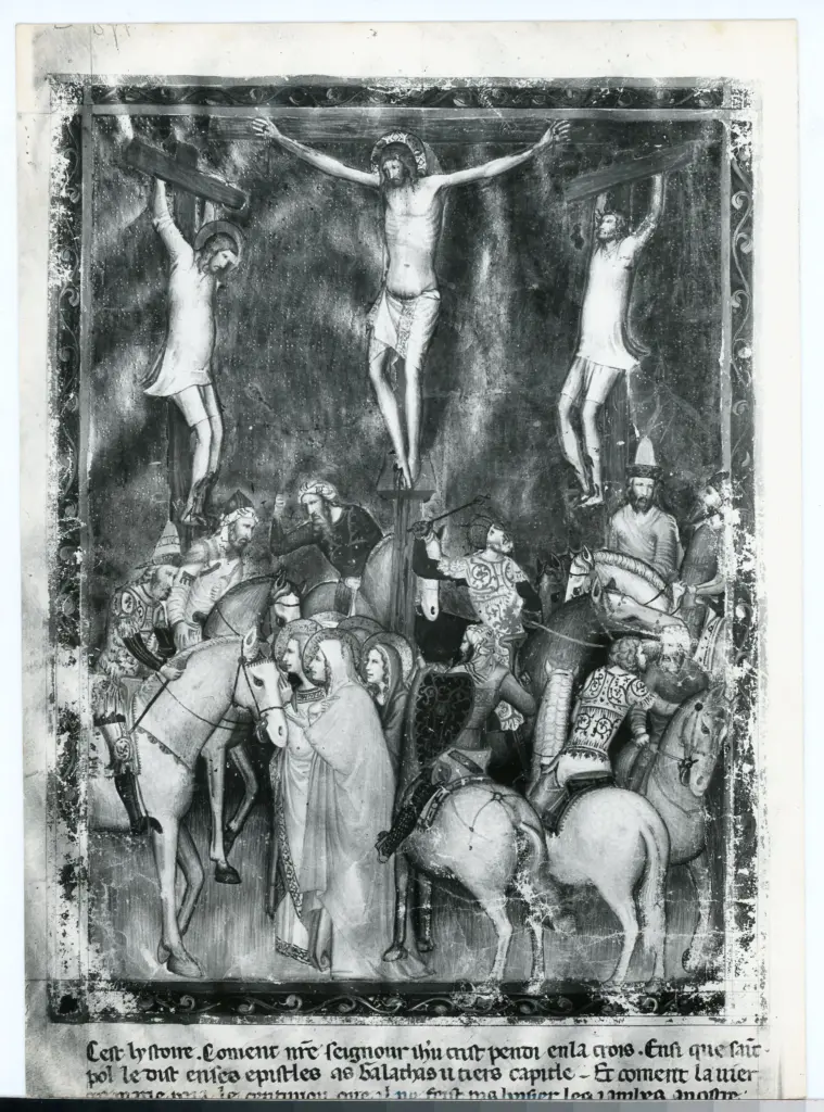 Gabinetto Fotografico della Soprintendenza Speciale per il Patrimonio Storico, Artistico ed Etnoantropologico e per il Polo Museale della citt&agrave; di Firenze , Paris, Bibl. Nationale Ms. fran&ccedil;ais 9561 , fronte