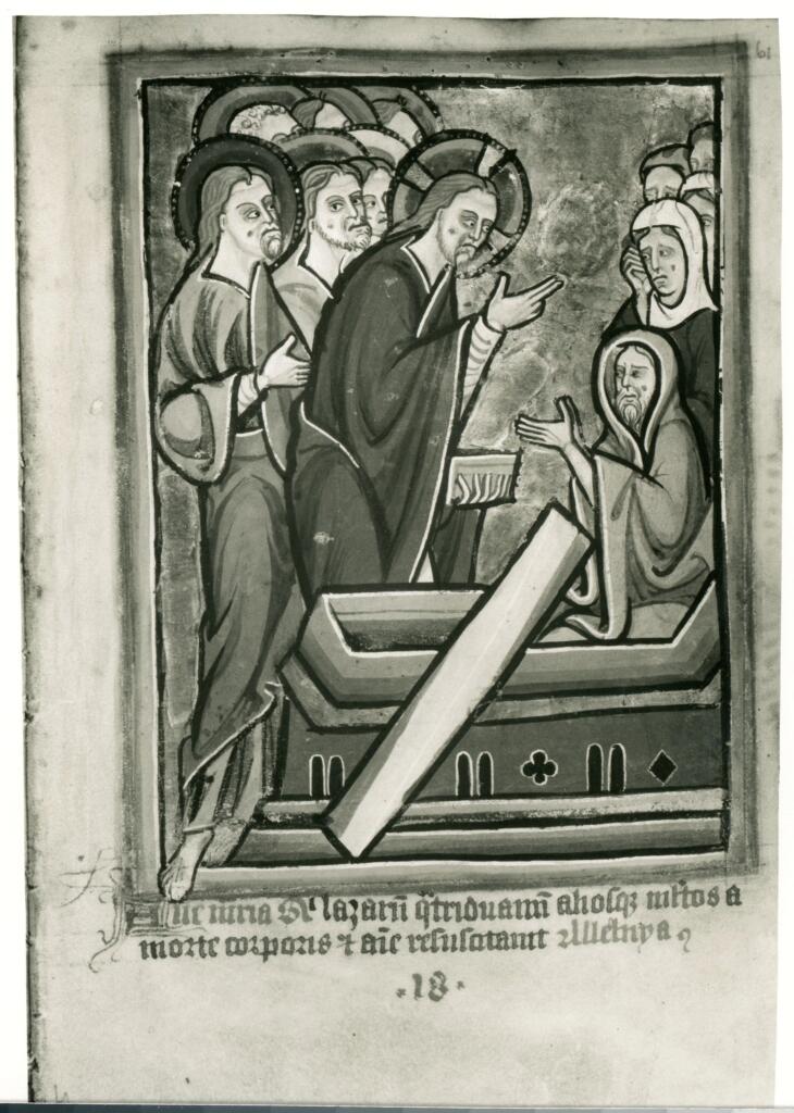 Anonimo , Anonimo - sec. XII - Los Angeles, J. Paul Getty Museum, ms. 101, f. 61 , fronte