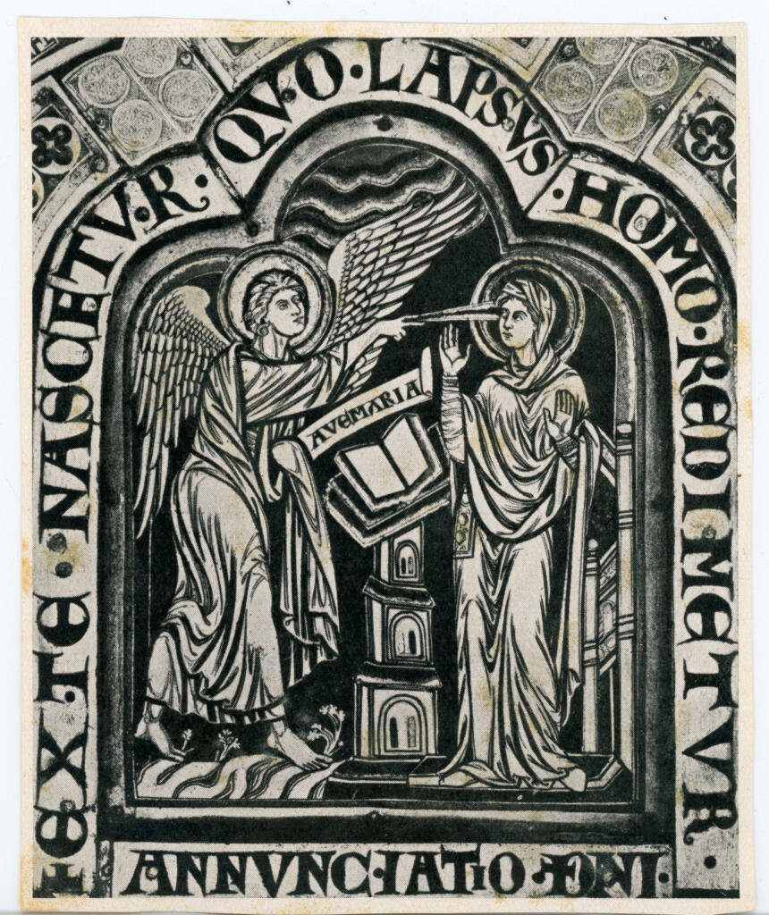 Anonimo , Nicolas de Verdun - 1181 - Klosterneuburg, Abbazia, Cappella di Leopoldo, Altare di Verdun, particolare , fronte