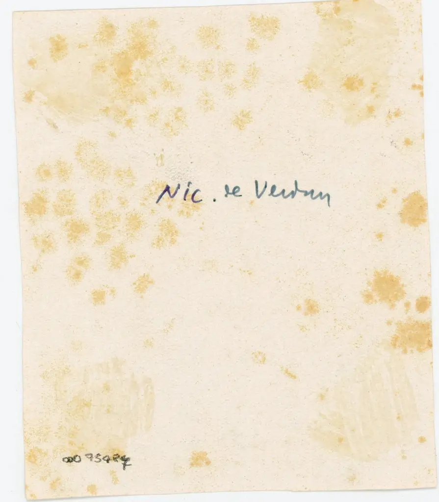 Anonimo , Nicolas de Verdun - 1181 - Klosterneuburg, Abbazia, Cappella di Leopoldo, Altare di Verdun, particolare , retro