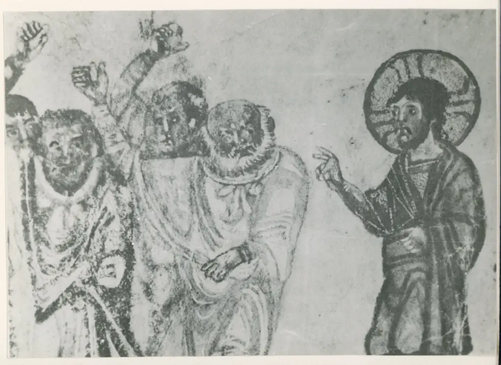 Anonimo , Cristo e i farisei - Pantokrator - cod. 61 (fol. 114 v.) , fronte