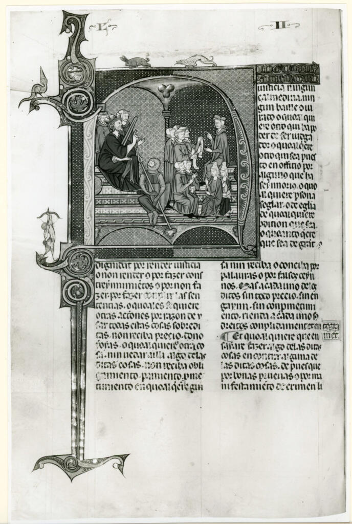 Anonimo , London, coll. C. WDyson Perrins - Sotheby, 9 dic. 1958 n. 8 - Vidal Major; Aragona, sec. XIII , fronte