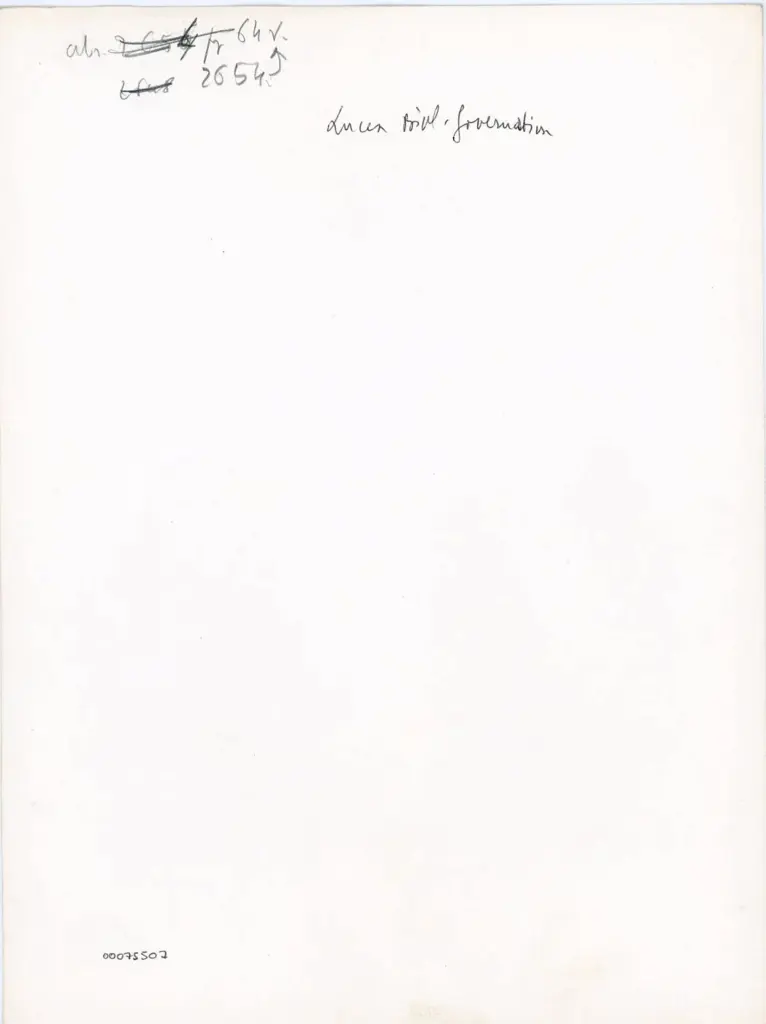 Anonimo , Ms. 2654 - f. 64v. - Lucca - Bibl. Governativa , retro