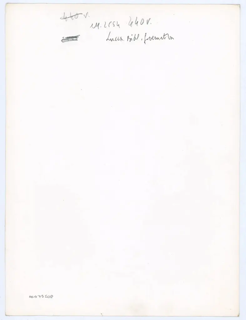 Anonimo , Ms. 2654 - f. 440. - Lucca - Bibl. Governativa , retro