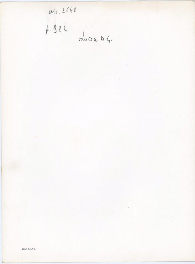 Anonimo , Ms. 2648 - p. 322 - Lucca B.G. , retro