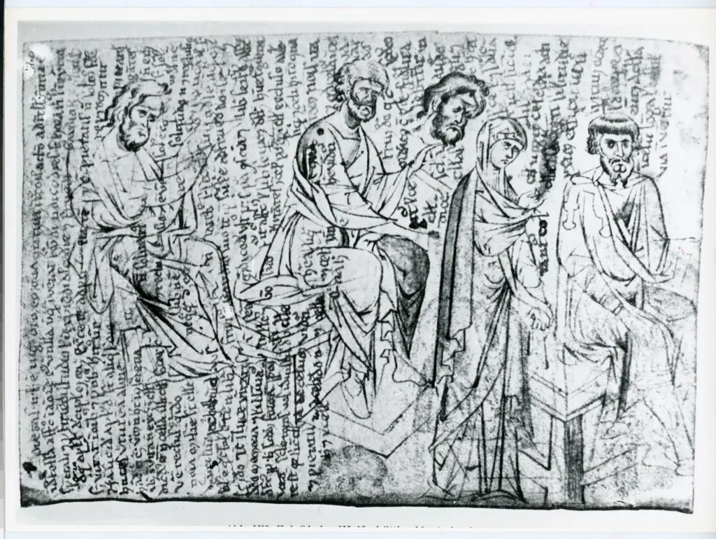 Universit&agrave; di Pisa. Dipartimento di Storia delle Arti , Fol. 91 des Wolfenb&uuml;ttler Musterbuches , fronte