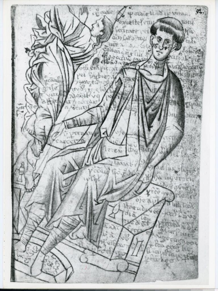 Università di Pisa. Dipartimento di Storia delle Arti , Fol 92 des Wolfenbüttler Musterbuches , fronte