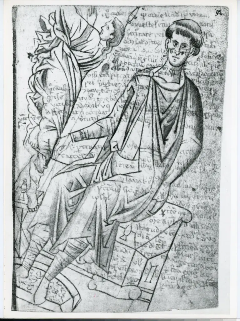 Universit&agrave; di Pisa. Dipartimento di Storia delle Arti , Fol 92 des Wolfenb&uuml;ttler Musterbuches , fronte