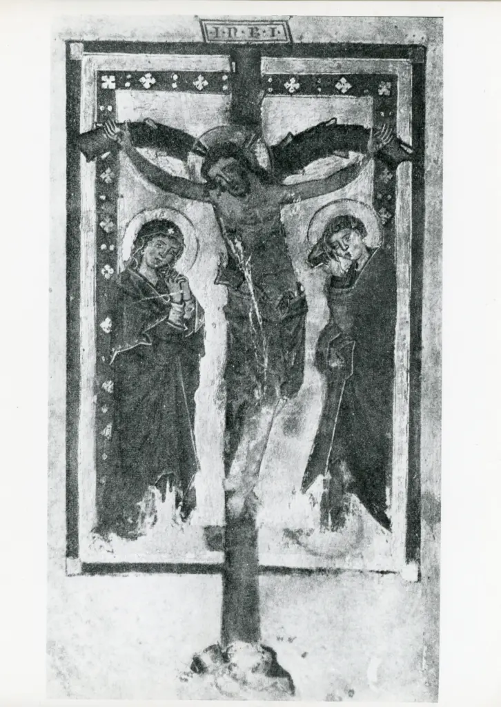 Universit&agrave; di Pisa. Dipartimento di Storia delle Arti , Missale, Kanonblatt. Stift st. Florian (nr. 17) , fronte