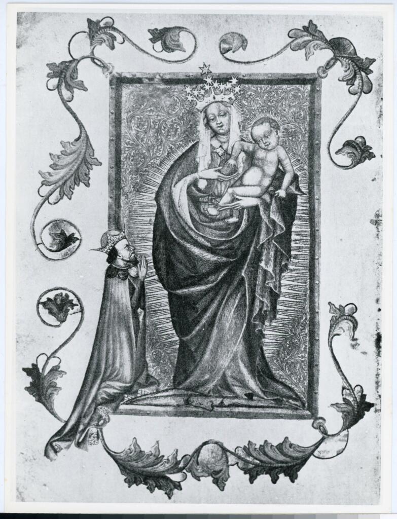 Università di Pisa. Dipartimento di Storia delle Arti , Predigten des hl. Augustinus, Titelblatt. Wien, Nationalbibliothek, ser. nov. 89. , fronte