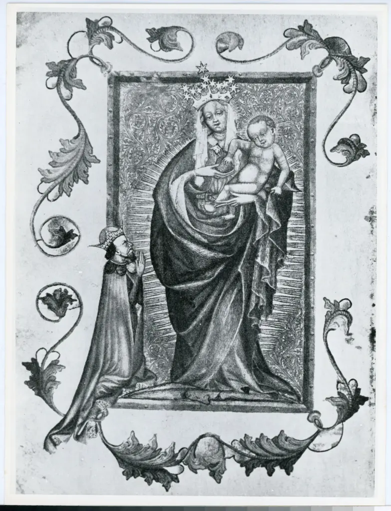 Universit&agrave; di Pisa. Dipartimento di Storia delle Arti , Predigten des hl. Augustinus, Titelblatt. Wien, Nationalbibliothek, ser. nov. 89. , fronte