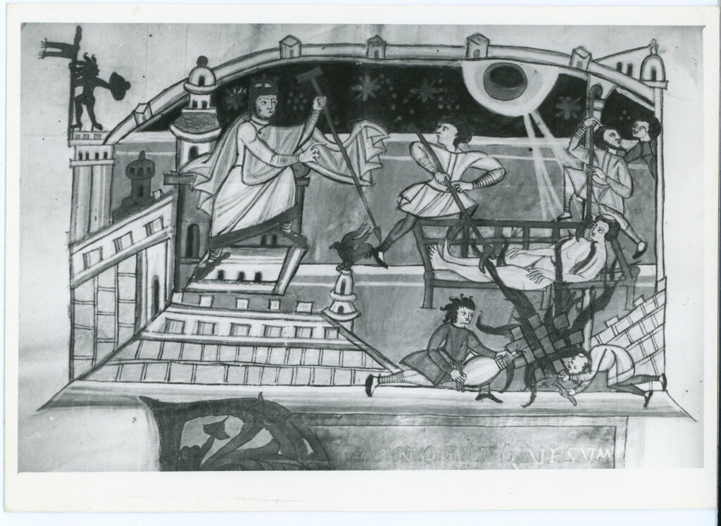 Anonimo , Anonimo - sec. XI - Lucca, Biblioteca Statale, ms. 1275, f. 21v, particolare , fronte