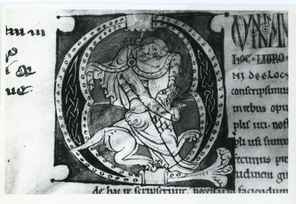 Anonimo , M. T. Ciceronis libri - Ms. 1405 - pag. 12 - XII sec. - Lucca Bibl. Governativa , fronte