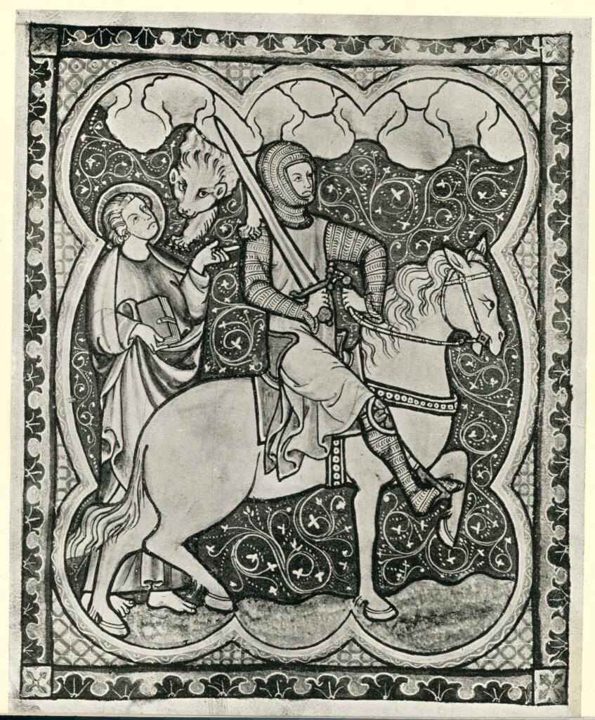 Anonimo , Dublin, Trinity College - Apocalisse, f. 3 - Last Anglian Sch. c. 1300 , fronte