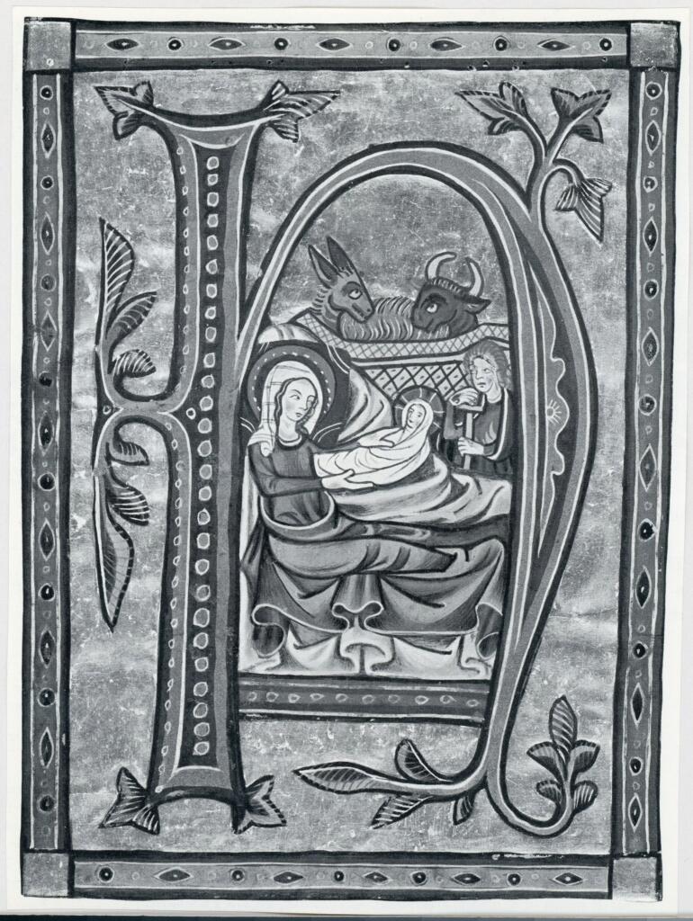 Anonimo , Miniature du XIIIe siècle , fronte