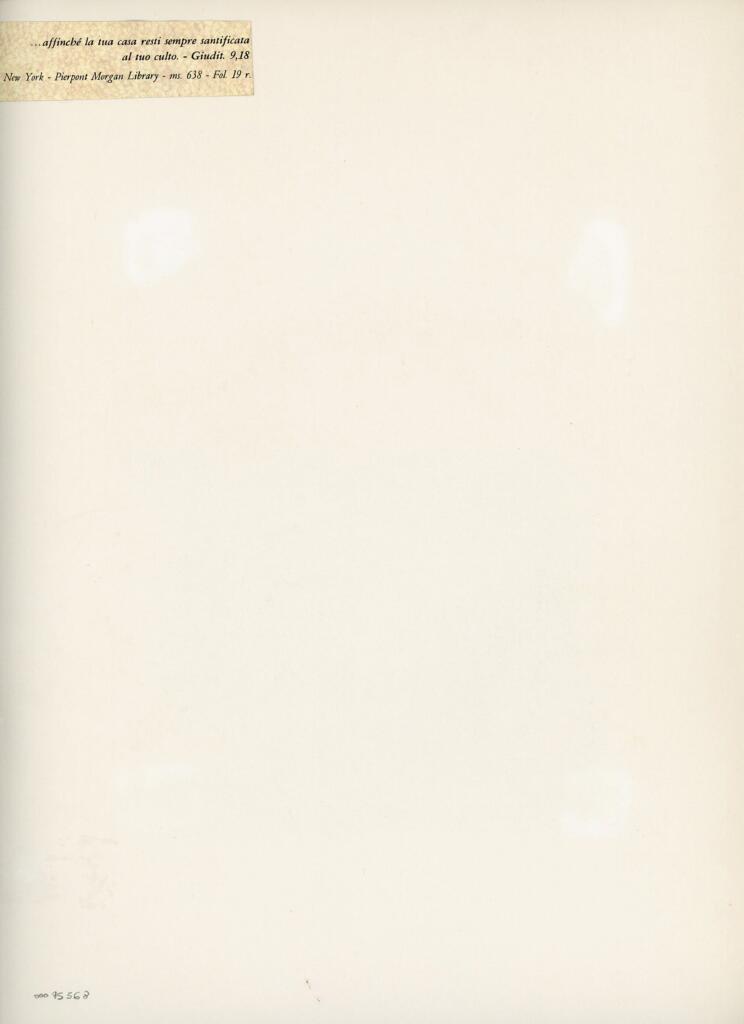 Anonimo , New York - Pierpont Morgan Library - ms. 638 - Fol. 19 r. , retro