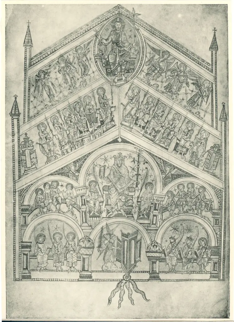 Anonimo sec. XIII , Cristo Redentore in trono