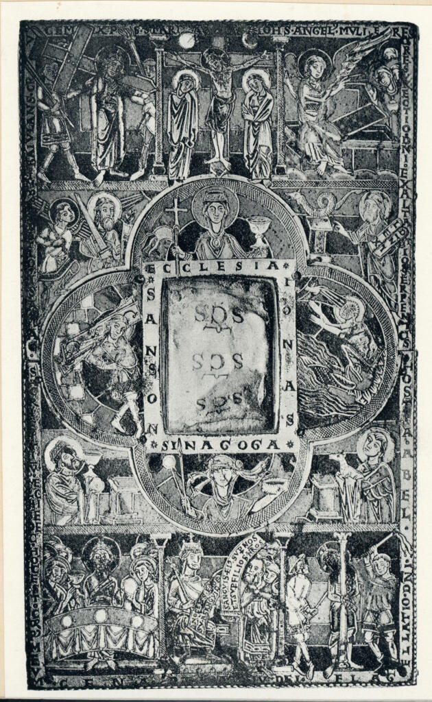 Anonimo , Altare portatile di Stavelot - Bruxelles, Musée des arts décoratifs , fronte