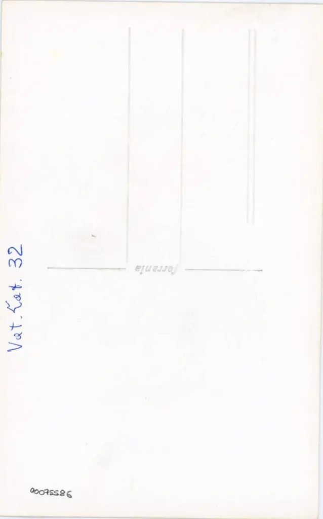 Anonimo , Vat. Lat. 32 , retro