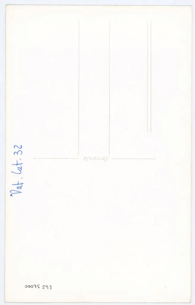 Anonimo , Vat. Lat. 32 , retro