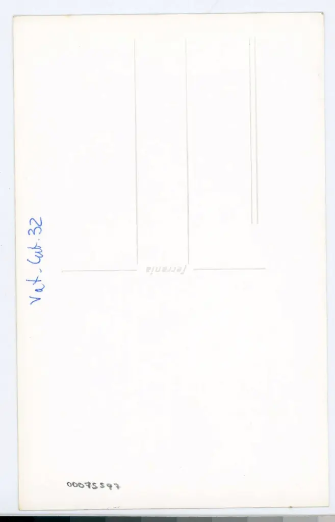 Anonimo , Vat. Lat. 32 , retro