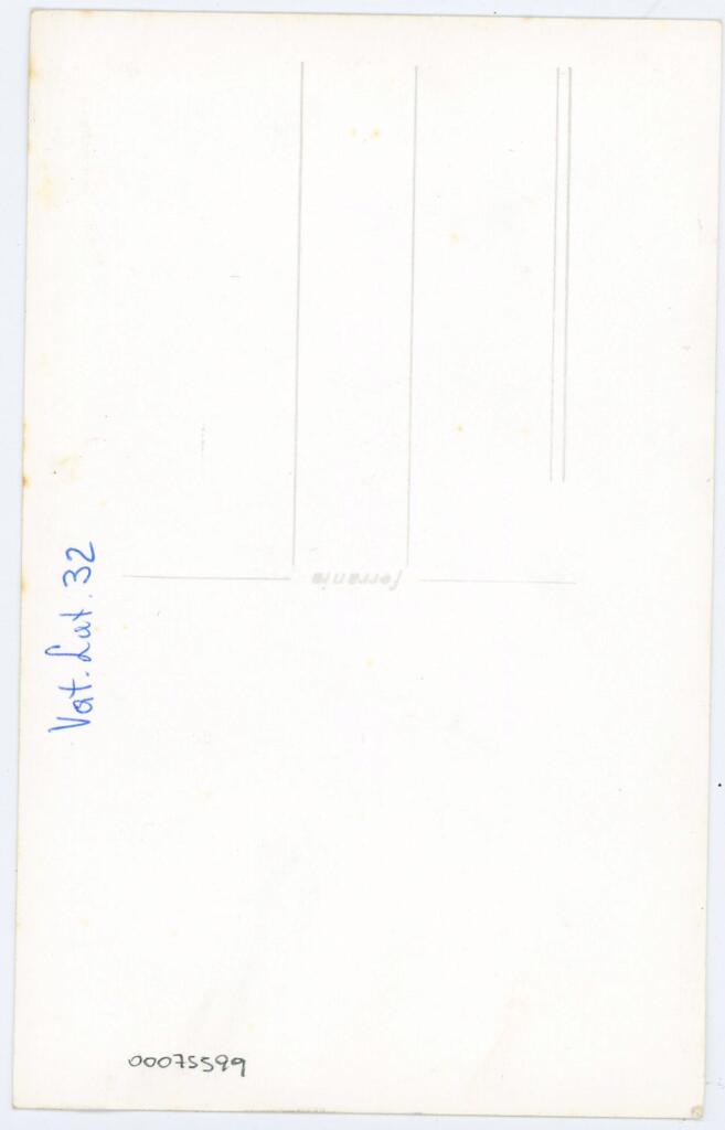 Anonimo , Vat. Lat. 32 , retro