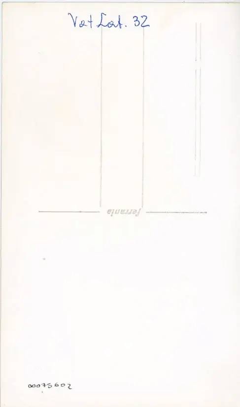 Anonimo , Vat. Lat. 32 , retro