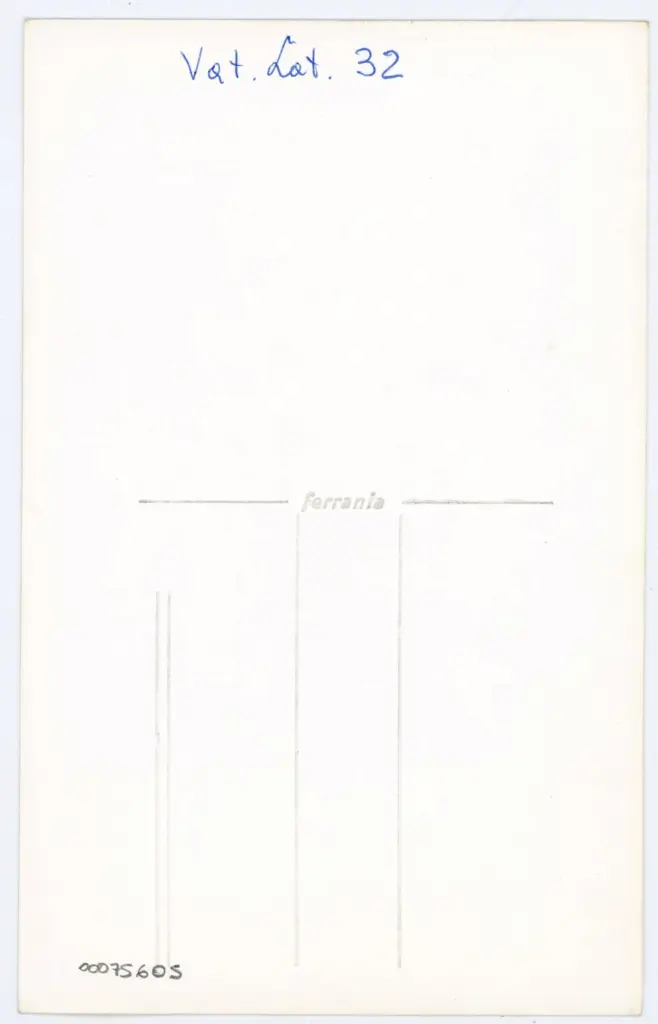 Anonimo , Vat. Lat. 32 , retro