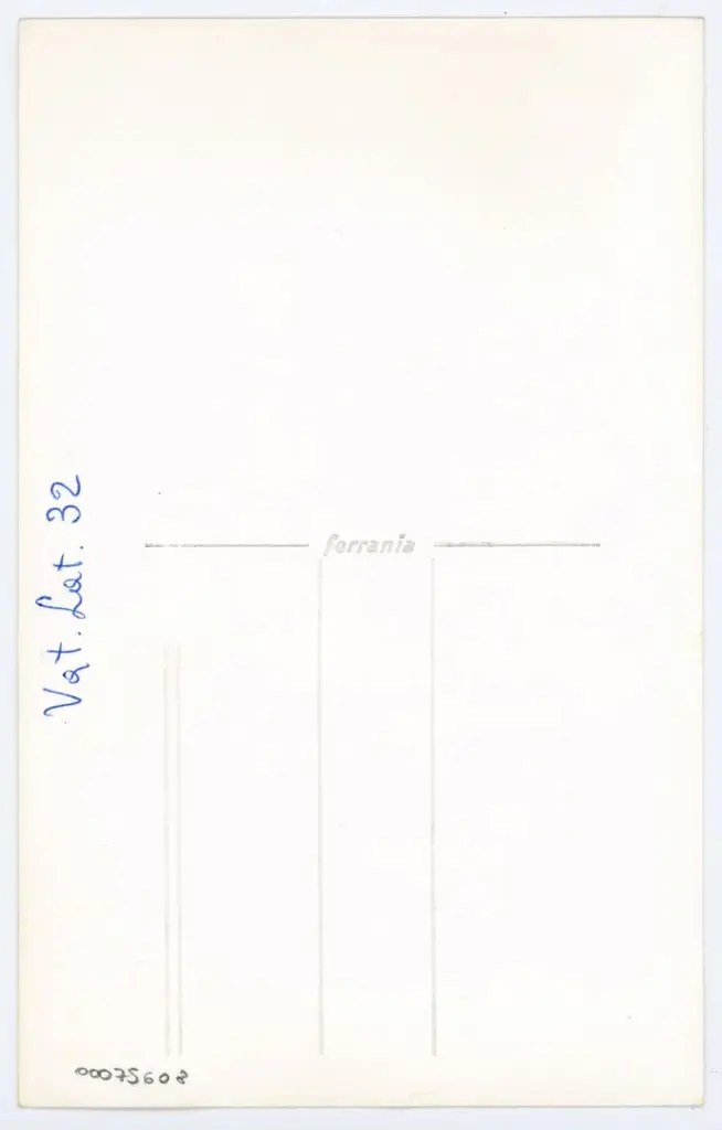 Anonimo , Vat. Lat. 32 , retro