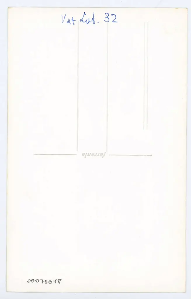 Anonimo , Vat. Lat. 32 , retro