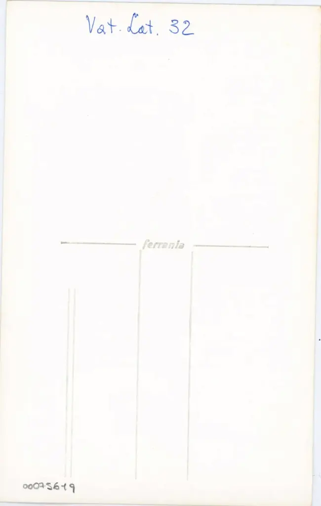 Anonimo , Vat. Lat. 32 , retro