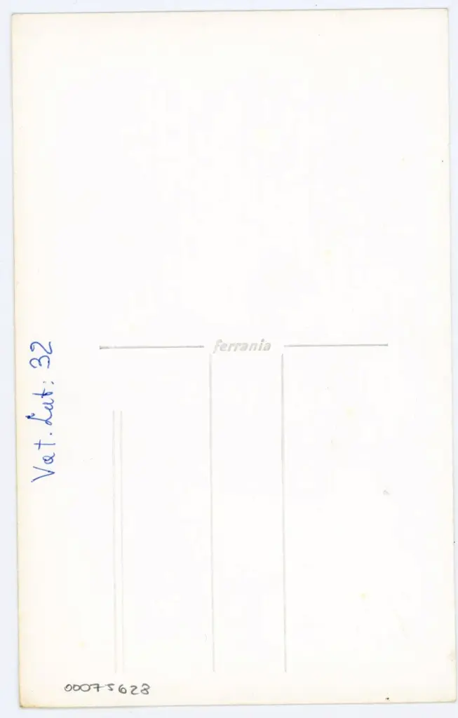 Anonimo , Vat. Lat. 32 , retro