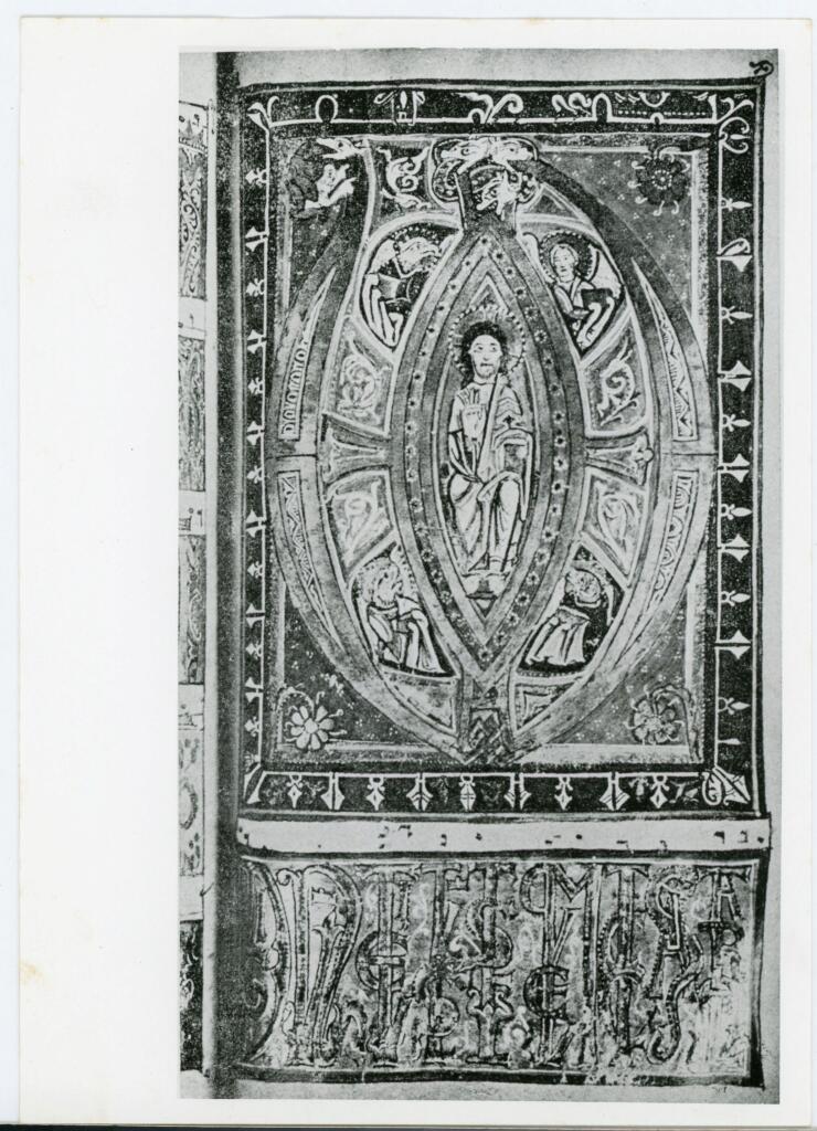 Anonimo , Anonimo sec. XII - Pagina miniata , fronte