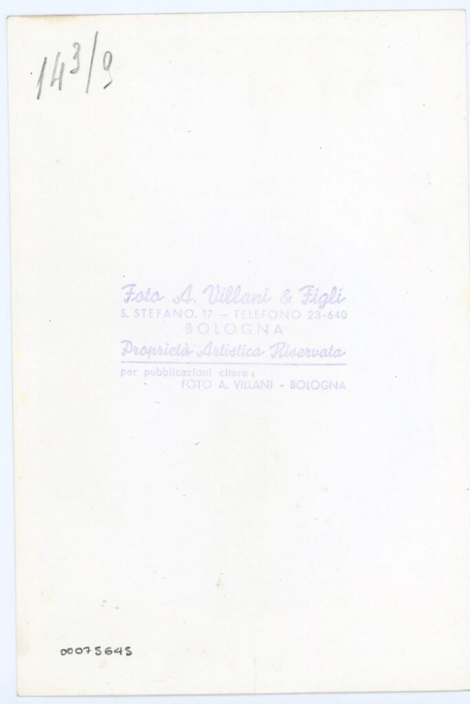 A. Villani e Figli , Anonimo sec. XIII - Particolare di un manoscritto miniato - Calendario , retro