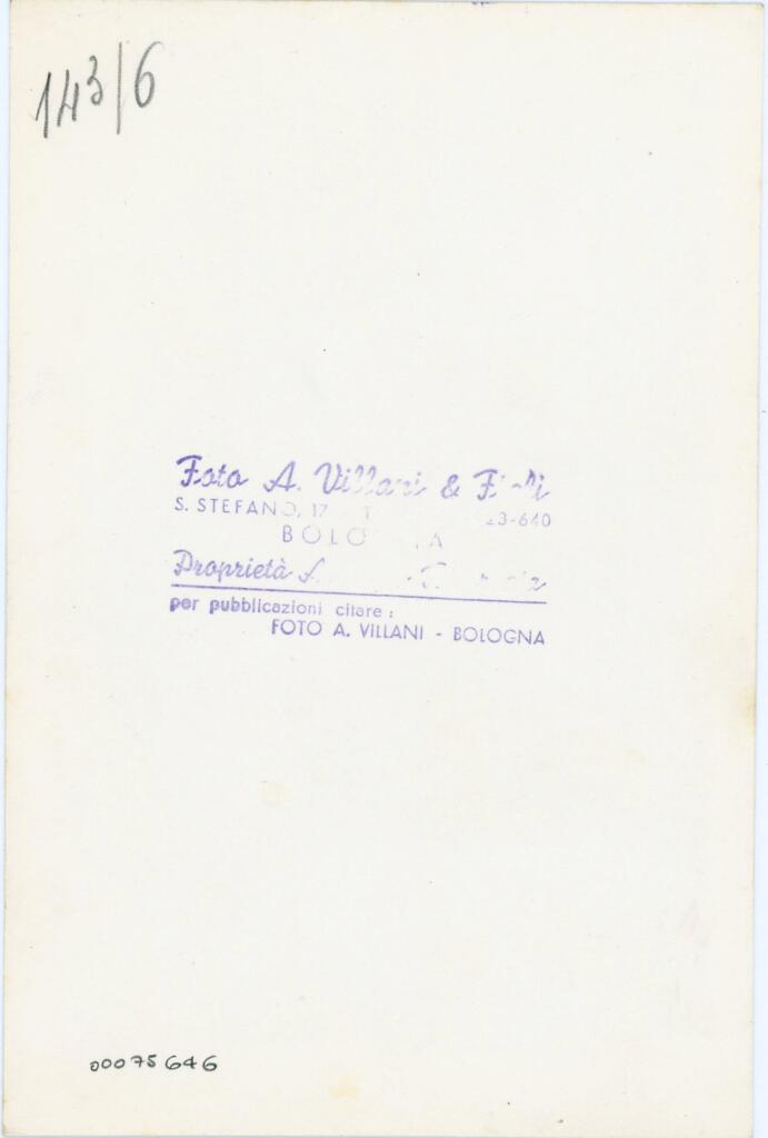 A. Villani e Figli , Anonimo sec. XIII - Particolare di un manoscritto miniato - Calendario , retro