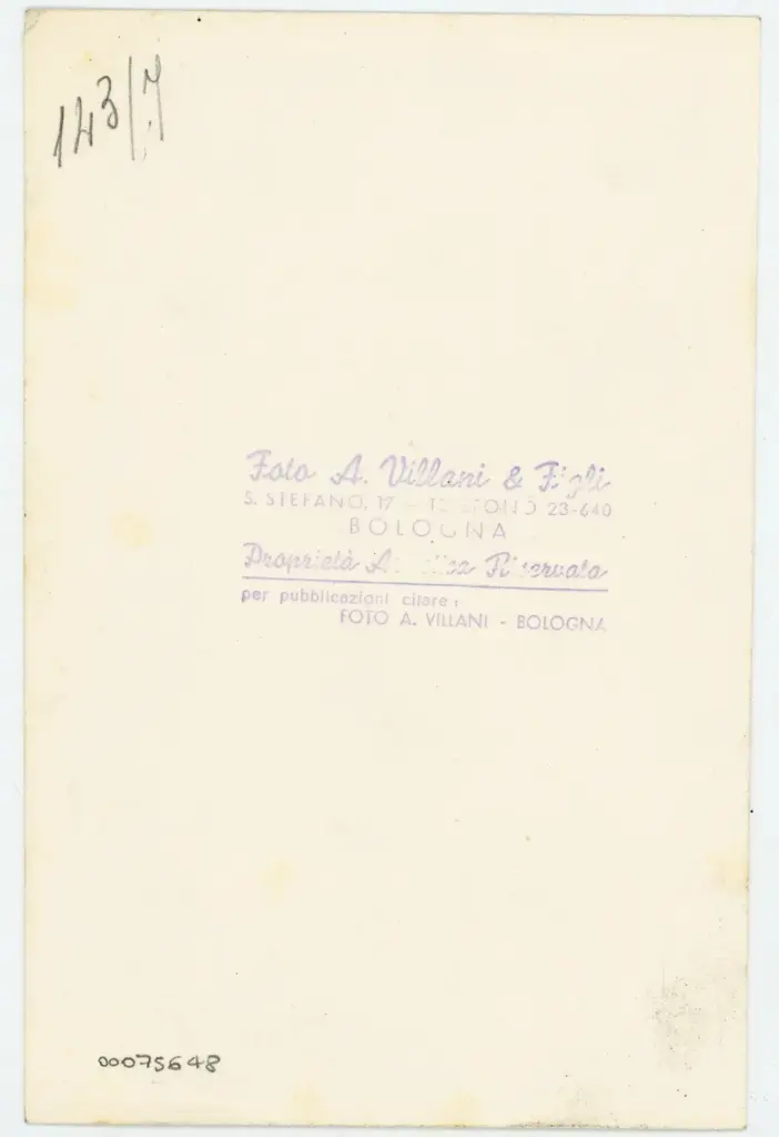 A. Villani e Figli , Anonimo sec. XIII - Pagina di un manoscritto miniato, Calendario , retro