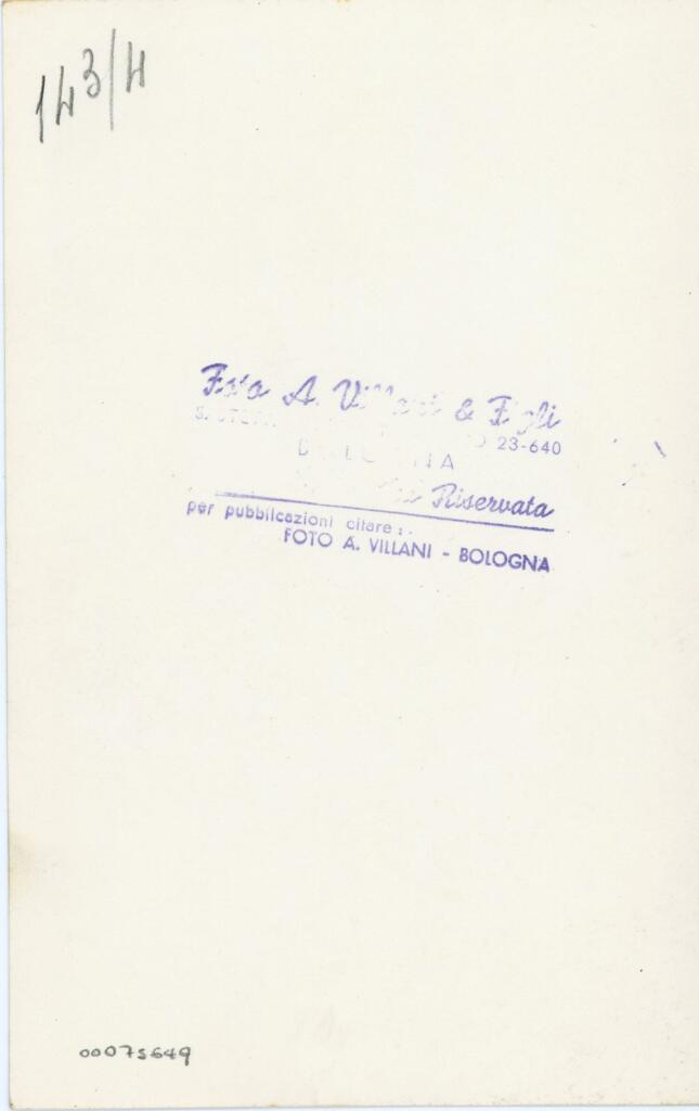A. Villani e Figli , Anonimo sec. XIII - Pagina di un manoscritto miniato, Calendario , retro