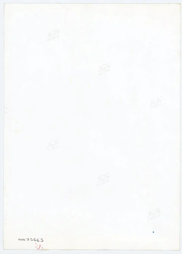 Manoscritto miniato - iniziale C , retro