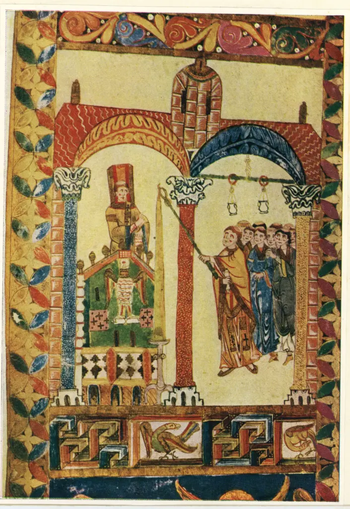 Roma, Bibl. Casanatense - Ms. 724, Exultet , fronte