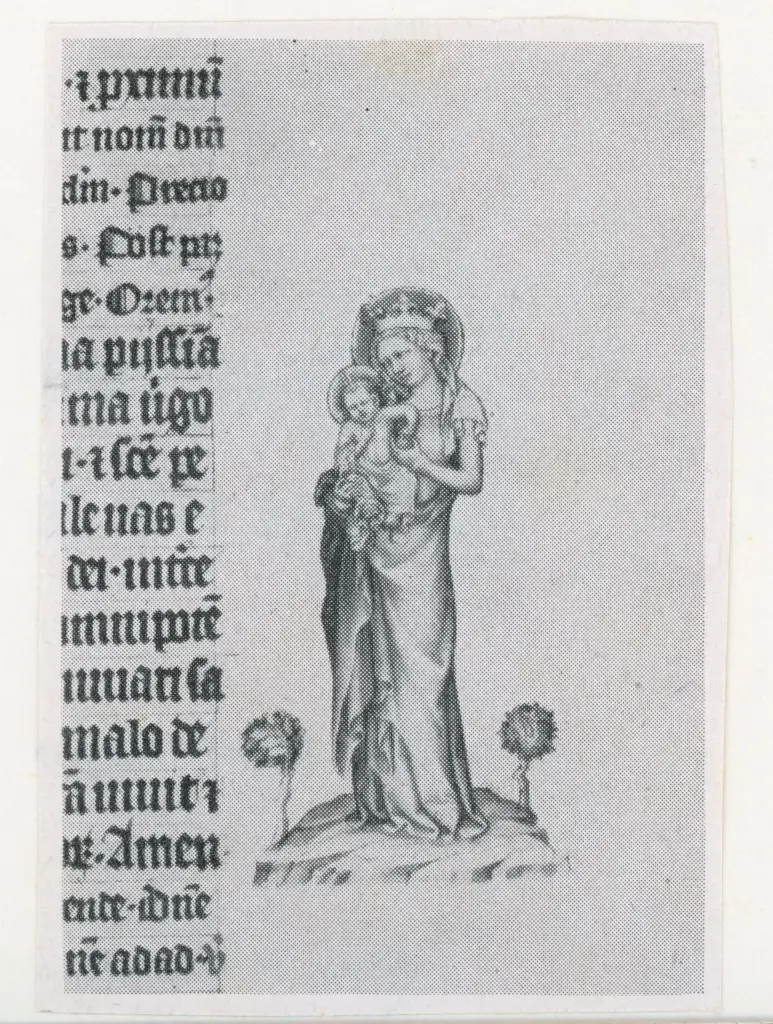 Czech illuminator, ca. 1360: Missal page. St. Guy Library, Prague , fronte