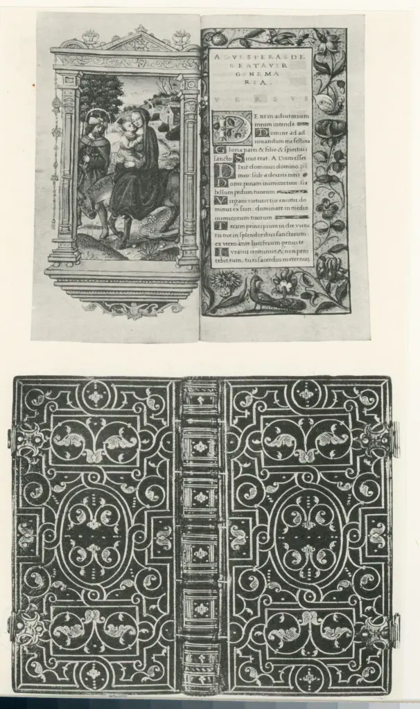 Anonimo francese sec. XV - Libro d'Ore della Vergine , fronte