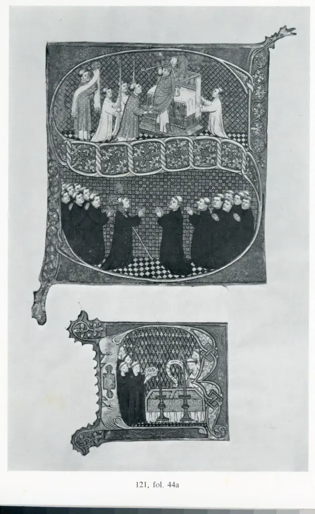 &nbsp; , Anonimo - sec. XIII, terzo quarto - Iniziali miniate da un corale inglese