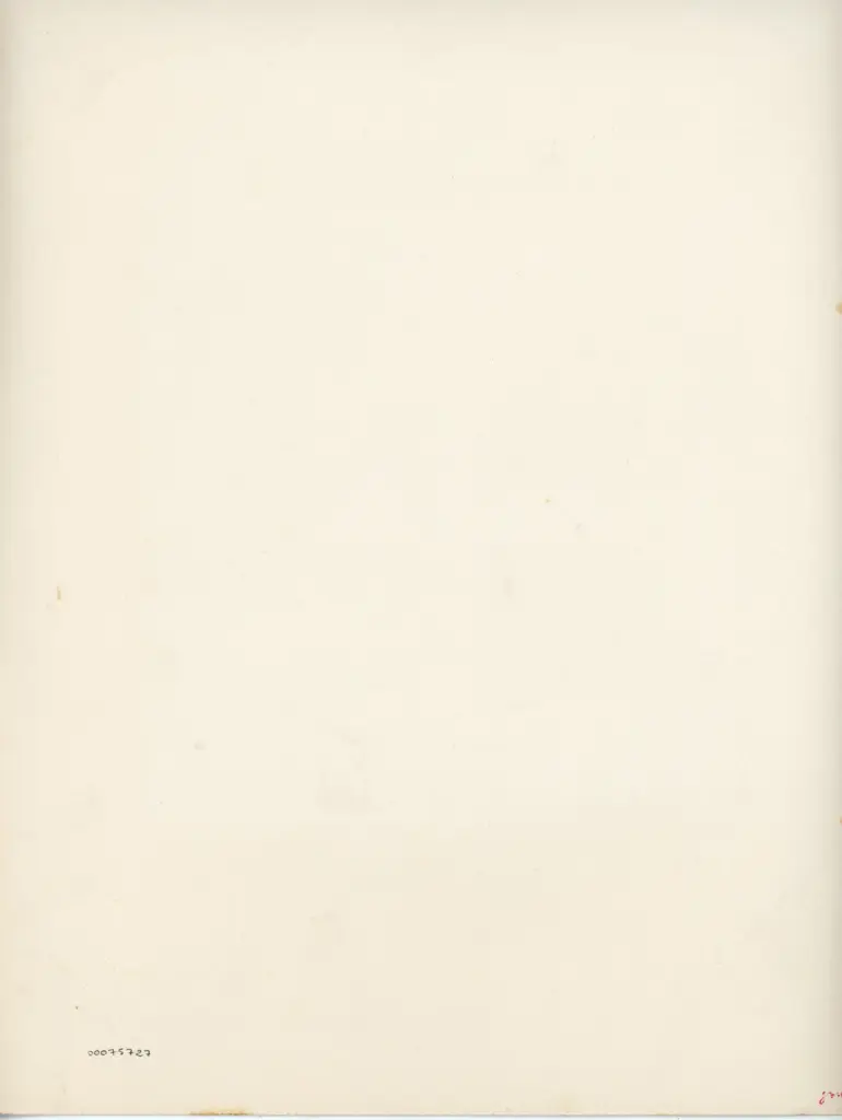 Manoscritto, iniziale S , retro