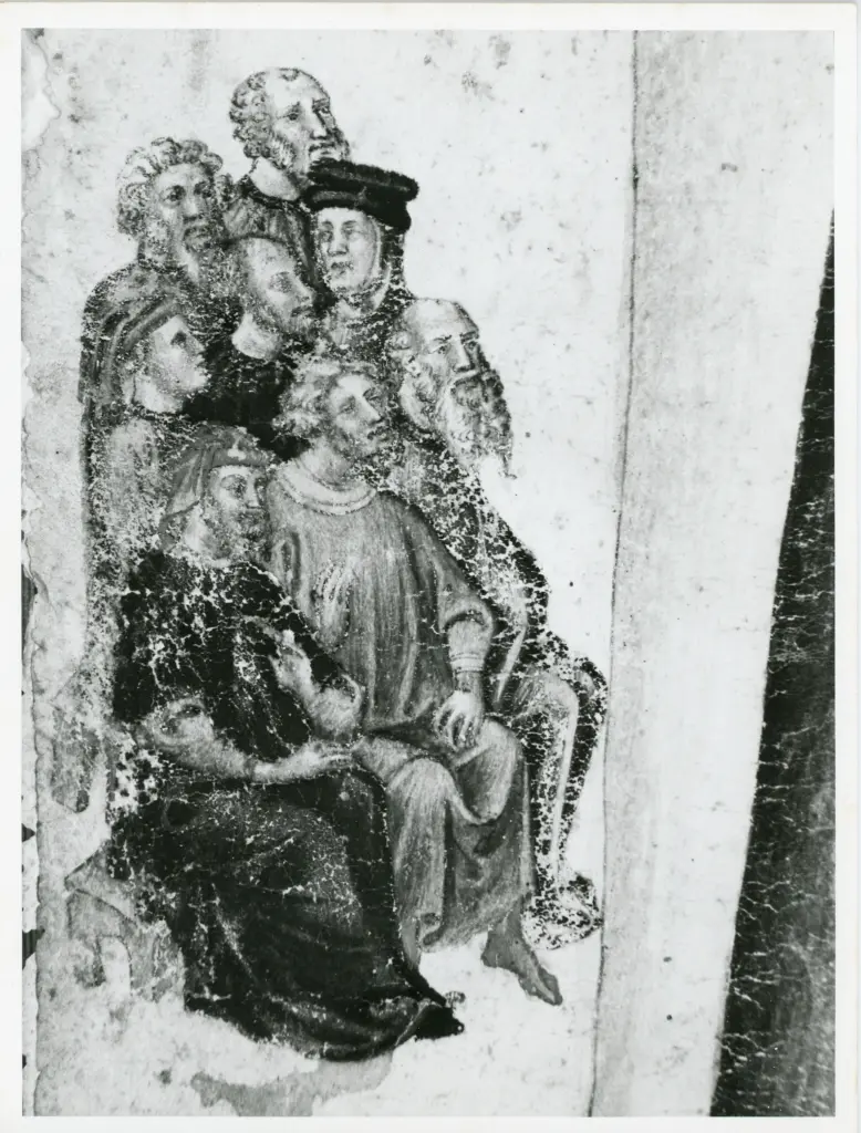 Anonimo , Traini Francesco - - Due uomini inginocchiati , fronte