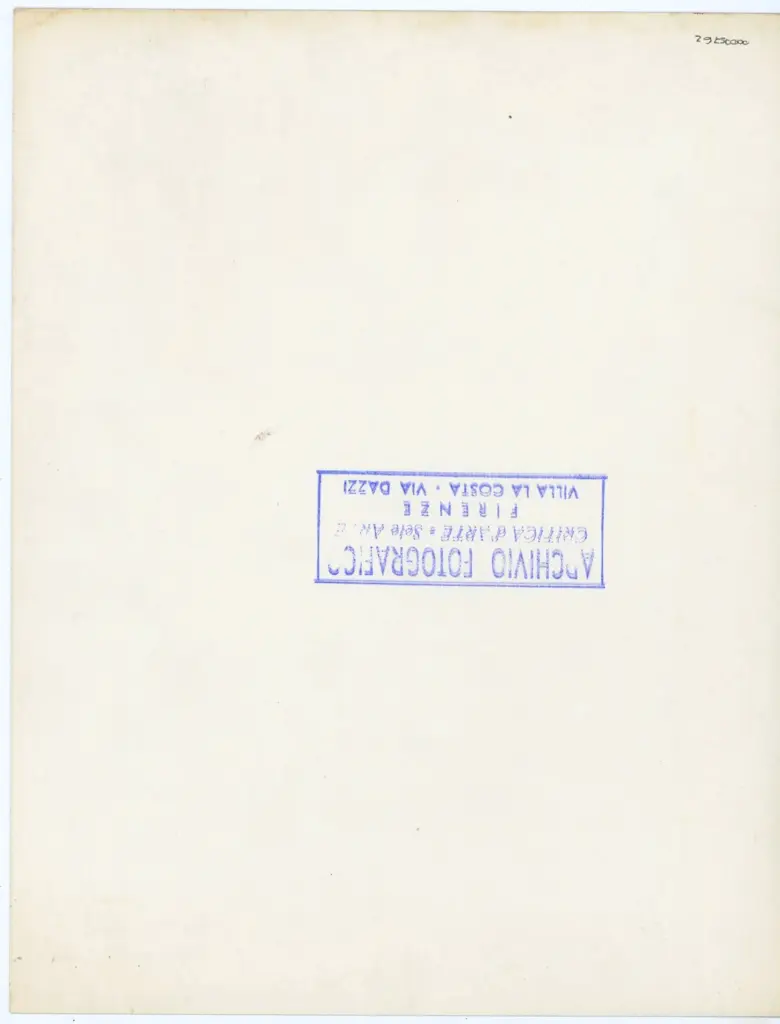 Brogi , Pisa. Museo Civico. L'Exultet, pergamena istoriata; Scuola Pisana dell'XI secolo. , retro