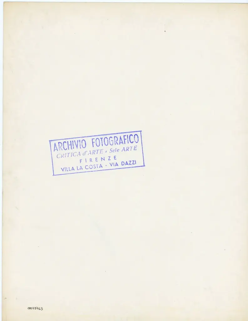 Brogi , Pisa. Museo Civico. L'Exultet, pergamena istoriata; Scuola Pisana dell'XI secolo. , retro